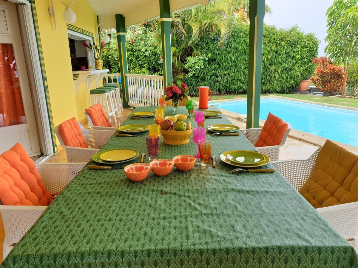 Villa Guadeloupe Saint Francois Acces Mer Piscine Iguana Bay - Villa Zagadi ภายนอก รูปภาพ